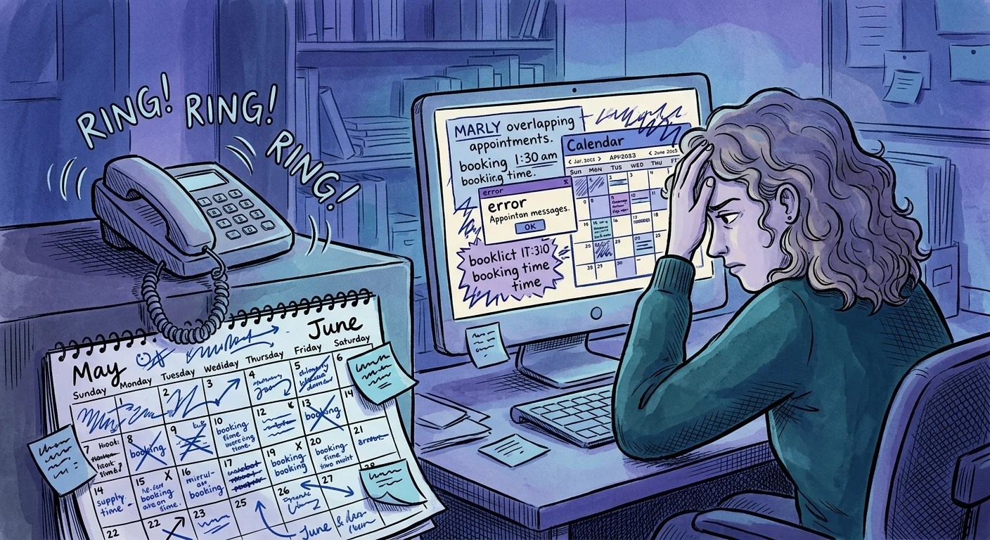 Traditional booking methods often lead to avoidable frustrations.